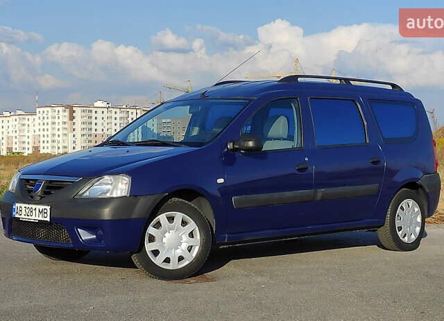 Синий Дачия Логан, объемом двигателя 1.6 л и пробегом 178 тыс. км за 5500 $, фото 2 на Automoto.ua
