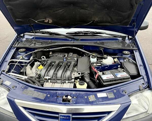Синий Дачия Логан, объемом двигателя 1.6 л и пробегом 183 тыс. км за 5650 $, фото 4 на Automoto.ua