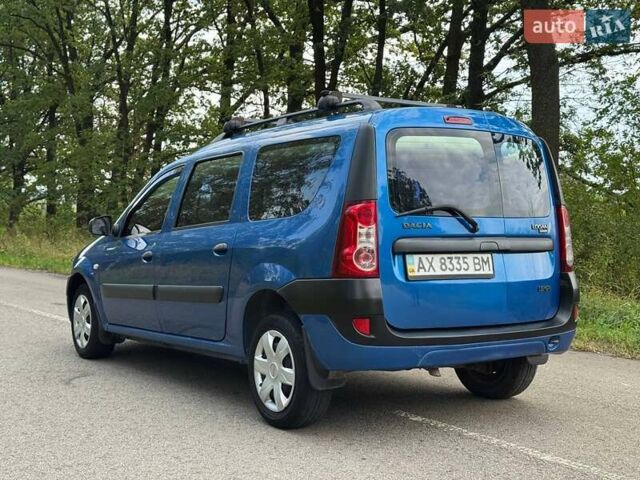 Синий Дачия Логан, объемом двигателя 1.6 л и пробегом 220 тыс. км за 4600 $, фото 6 на Automoto.ua