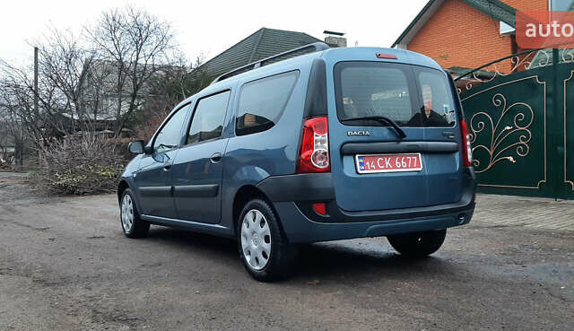 Синій Дачія Logan, об'ємом двигуна 1.6 л та пробігом 245 тис. км за 5650 $, фото 2 на Automoto.ua