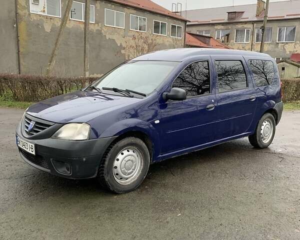 Синий Дачия Логан, объемом двигателя 1.4 л и пробегом 202 тыс. км за 3400 $, фото 3 на Automoto.ua