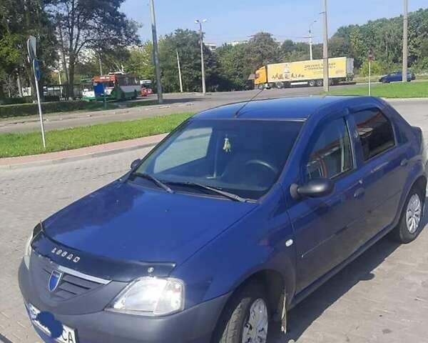 Синий Дачия Логан, объемом двигателя 1.4 л и пробегом 194 тыс. км за 3300 $, фото 1 на Automoto.ua