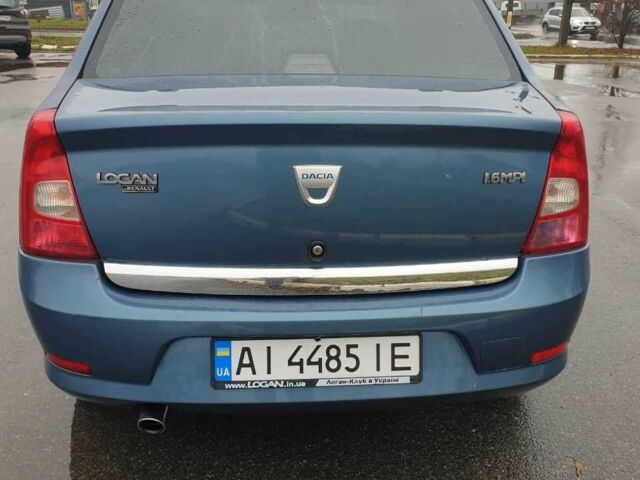 Синий Дачия Логан, объемом двигателя 1.6 л и пробегом 234 тыс. км за 4500 $, фото 4 на Automoto.ua