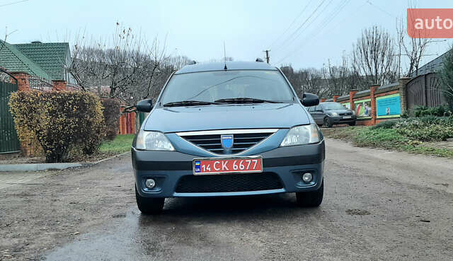 Синій Дачія Logan, об'ємом двигуна 1.6 л та пробігом 245 тис. км за 5650 $, фото 6 на Automoto.ua