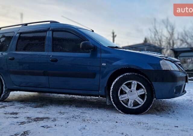 Синий Дачия Логан, объемом двигателя 1.6 л и пробегом 233 тыс. км за 4850 $, фото 5 на Automoto.ua