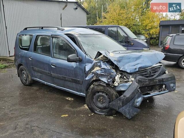 Синий Дачия Логан, объемом двигателя 1.6 л и пробегом 200 тыс. км за 1200 $, фото 11 на Automoto.ua