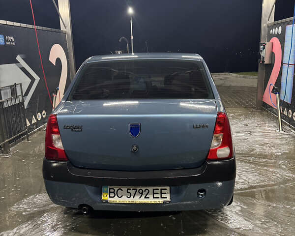 Синий Дачия Логан, объемом двигателя 1.39 л и пробегом 187 тыс. км за 2900 $, фото 1 на Automoto.ua