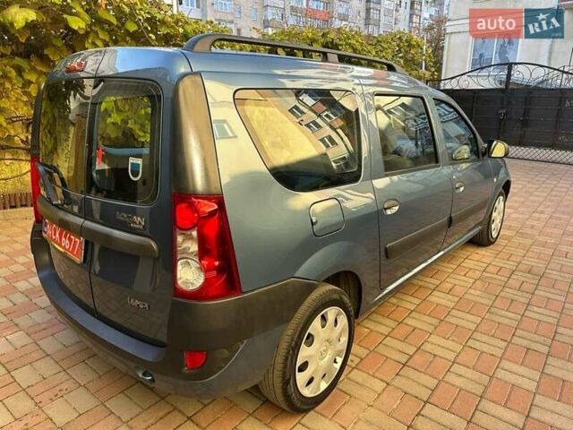 Синий Дачия Логан, объемом двигателя 1.6 л и пробегом 243 тыс. км за 4999 $, фото 9 на Automoto.ua