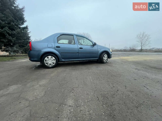 Синий Дачия Логан, объемом двигателя 1.4 л и пробегом 198 тыс. км за 3599 $, фото 3 на Automoto.ua