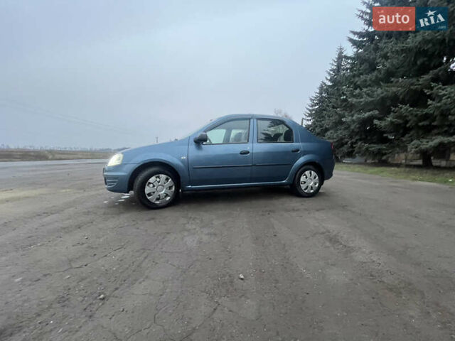 Синий Дачия Логан, объемом двигателя 1.4 л и пробегом 198 тыс. км за 3599 $, фото 1 на Automoto.ua