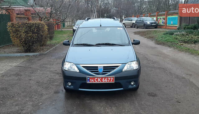 Синій Дачія Logan, об'ємом двигуна 1.6 л та пробігом 245 тис. км за 5650 $, фото 7 на Automoto.ua