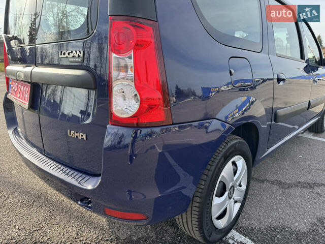 Синій Дачія Logan, об'ємом двигуна 1.6 л та пробігом 198 тис. км за 6550 $, фото 21 на Automoto.ua