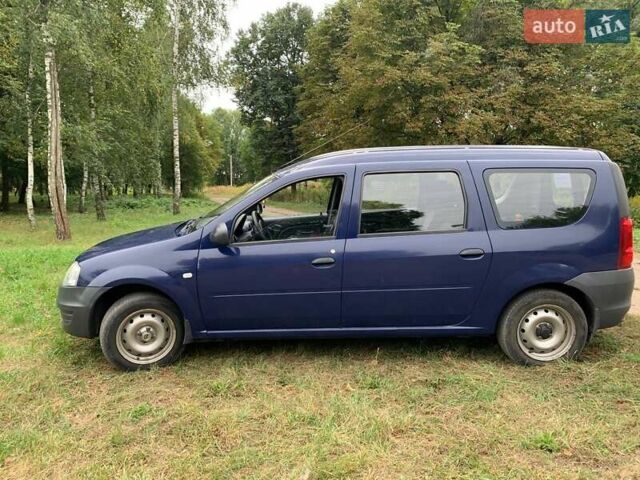 Синий Дачия Логан, объемом двигателя 1.39 л и пробегом 218 тыс. км за 4500 $, фото 6 на Automoto.ua