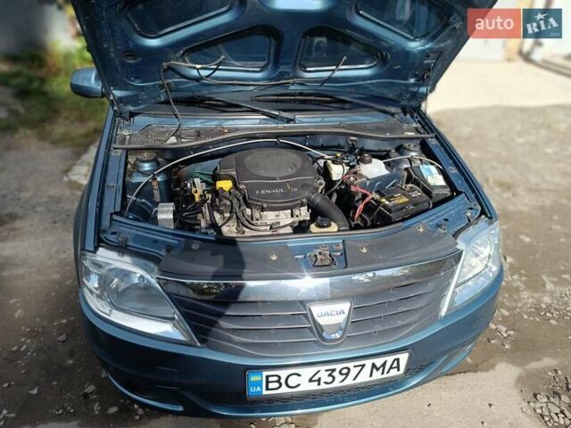 Синий Дачия Логан, объемом двигателя 1.6 л и пробегом 182 тыс. км за 6000 $, фото 42 на Automoto.ua