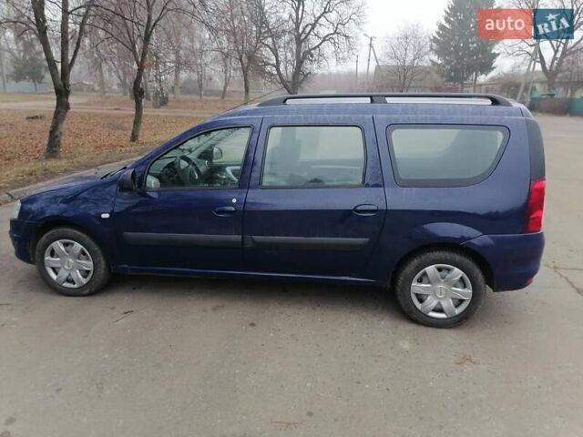 Синий Дачия Логан, объемом двигателя 1.6 л и пробегом 134 тыс. км за 6500 $, фото 1 на Automoto.ua