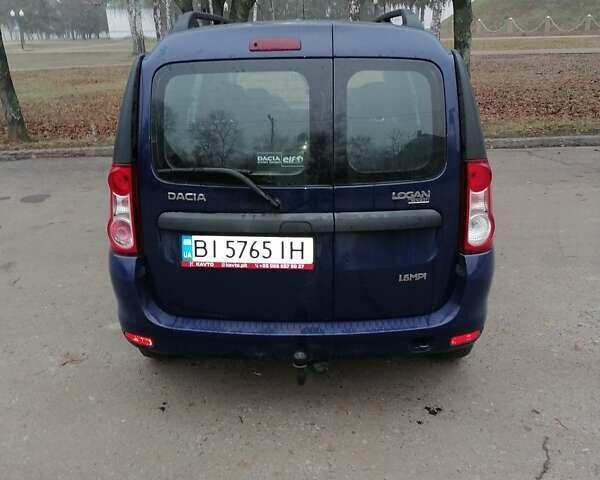 Синий Дачия Логан, объемом двигателя 1.6 л и пробегом 134 тыс. км за 6500 $, фото 2 на Automoto.ua