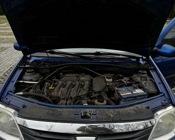 Синий Дачия Логан, объемом двигателя 1.6 л и пробегом 227 тыс. км за 4600 $, фото 13 на Automoto.ua