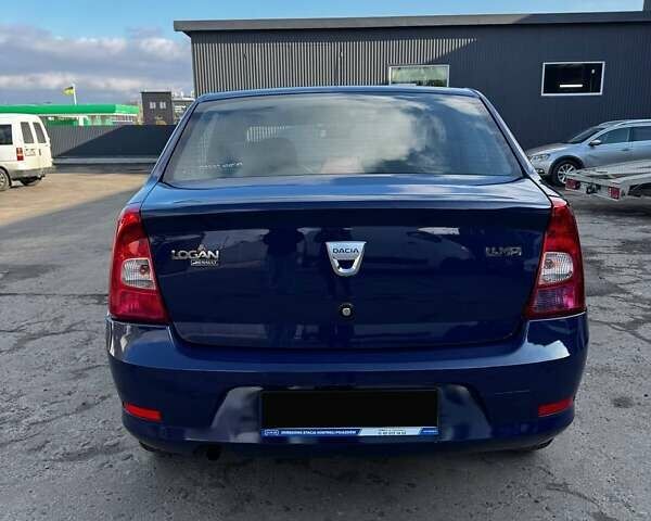 Синий Дачия Логан, объемом двигателя 1.39 л и пробегом 40 тыс. км за 5800 $, фото 4 на Automoto.ua