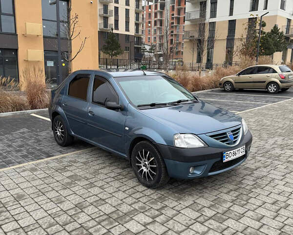 Синий Дачия Логан, объемом двигателя 1.46 л и пробегом 355 тыс. км за 3650 $, фото 2 на Automoto.ua