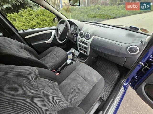 Синій Дачія Logan, об'ємом двигуна 1.6 л та пробігом 192 тис. км за 5750 $, фото 38 на Automoto.ua