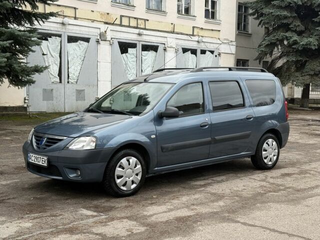 Синий Дачия Логан, объемом двигателя 1.6 л и пробегом 163 тыс. км за 5500 $, фото 2 на Automoto.ua