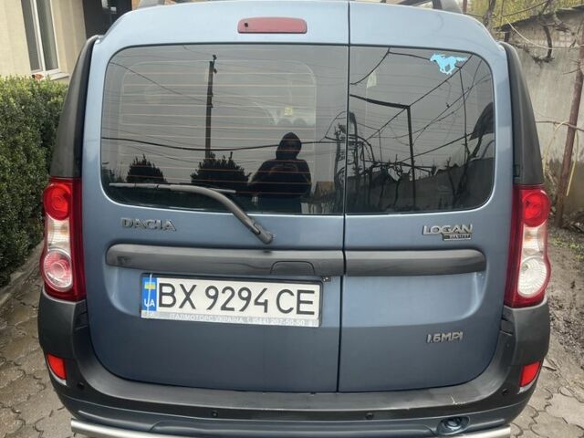 Синій Дачія Logan, об'ємом двигуна 1.6 л та пробігом 275 тис. км за 5350 $, фото 2 на Automoto.ua