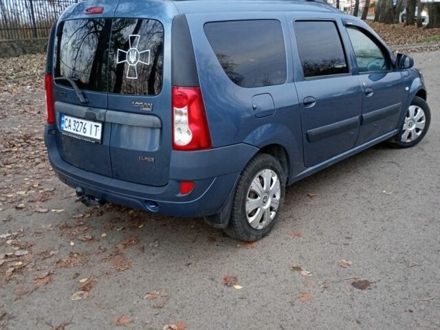 Синий Дачия Логан, объемом двигателя 1.4 л и пробегом 249 тыс. км за 3700 $, фото 2 на Automoto.ua