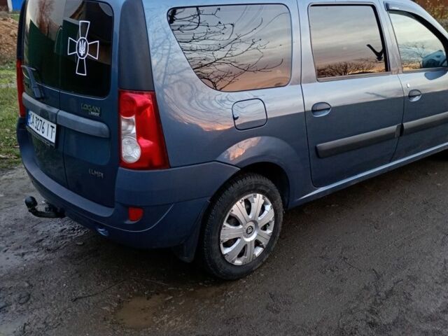 Синий Дачия Логан, объемом двигателя 1.4 л и пробегом 249 тыс. км за 3700 $, фото 11 на Automoto.ua