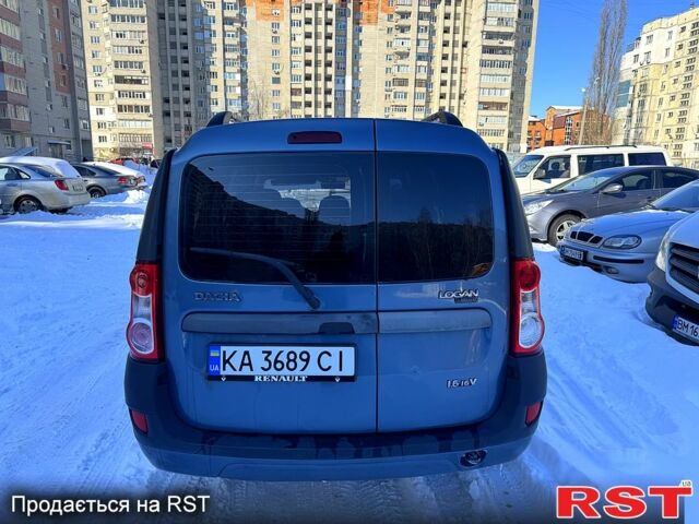 Синий Дачия Логан, объемом двигателя 1.6 л и пробегом 280 тыс. км за 3750 $, фото 5 на Automoto.ua