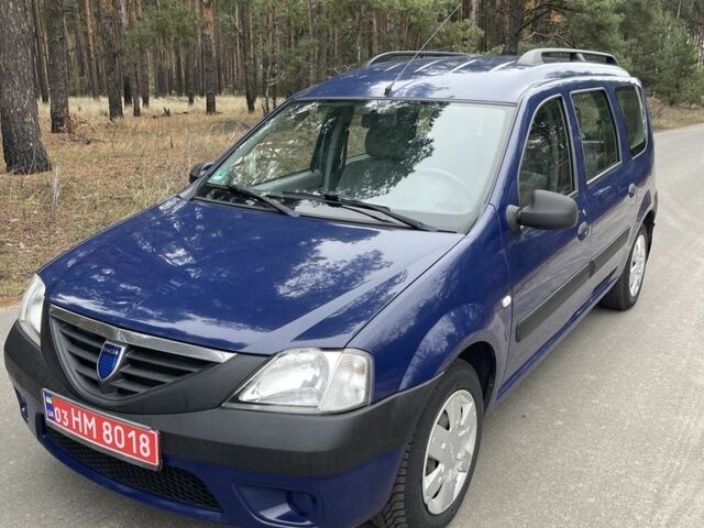 Синий Дачия Логан, объемом двигателя 1.6 л и пробегом 185 тыс. км за 4850 $, фото 2 на Automoto.ua