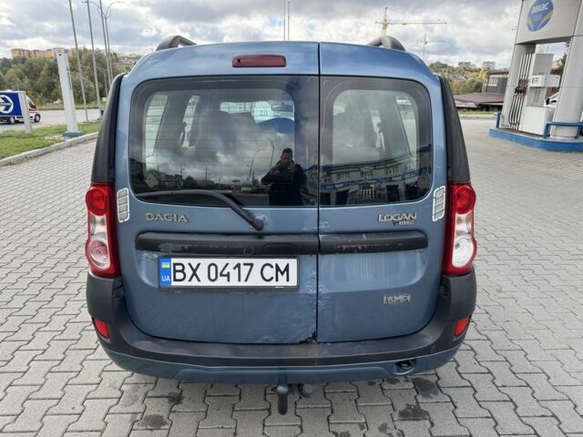 Синий Дачия Логан, объемом двигателя 1.6 л и пробегом 250 тыс. км за 3300 $, фото 3 на Automoto.ua