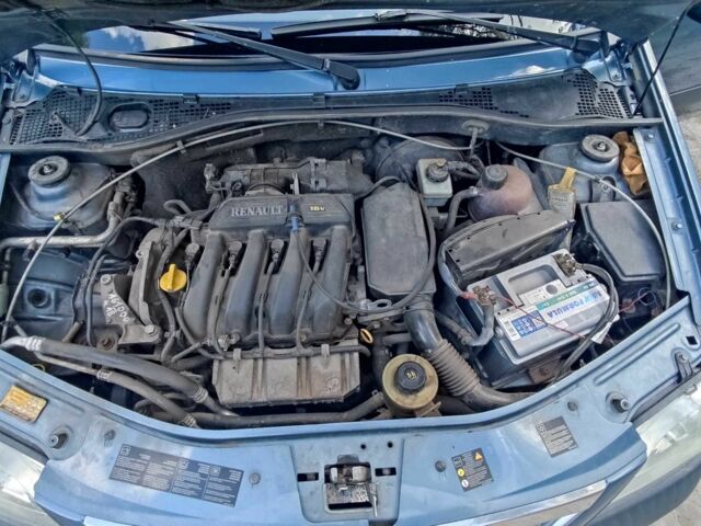 Синий Дачия Логан, объемом двигателя 1.6 л и пробегом 235 тыс. км за 5250 $, фото 3 на Automoto.ua