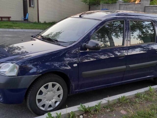 Синий Дачия Логан, объемом двигателя 1.6 л и пробегом 165 тыс. км за 5000 $, фото 1 на Automoto.ua