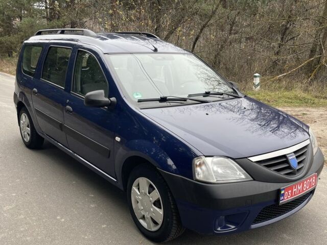 Синий Дачия Логан, объемом двигателя 1.6 л и пробегом 185 тыс. км за 4850 $, фото 4 на Automoto.ua