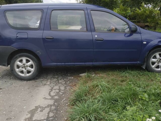 Синий Дачия Логан, объемом двигателя 1.6 л и пробегом 225 тыс. км за 4800 $, фото 1 на Automoto.ua