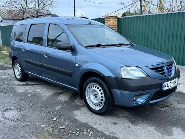 Синий Дачия Логан, объемом двигателя 1.6 л и пробегом 144 тыс. км за 6100 $, фото 2 на Automoto.ua