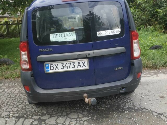 Синий Дачия Логан, объемом двигателя 1.6 л и пробегом 225 тыс. км за 4800 $, фото 3 на Automoto.ua