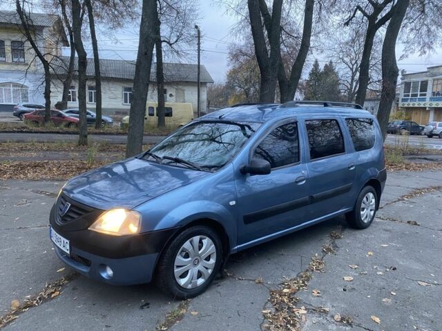 Синий Дачия Логан, объемом двигателя 1.6 л и пробегом 215 тыс. км за 3900 $, фото 6 на Automoto.ua