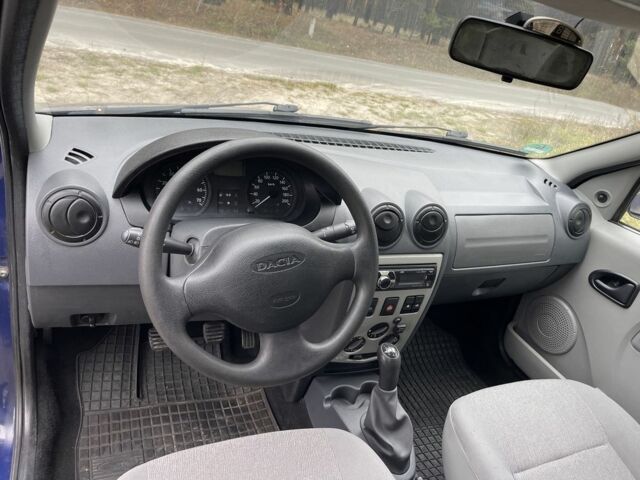Синий Дачия Логан, объемом двигателя 1.6 л и пробегом 185 тыс. км за 4850 $, фото 14 на Automoto.ua