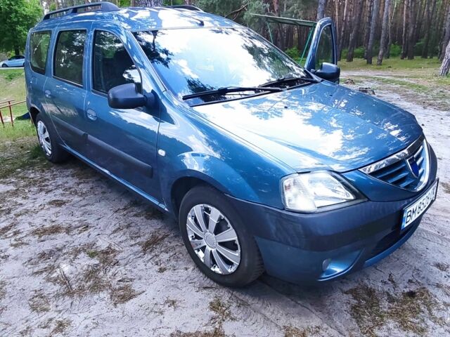 Синий Дачия Логан, объемом двигателя 1.6 л и пробегом 235 тыс. км за 5250 $, фото 2 на Automoto.ua