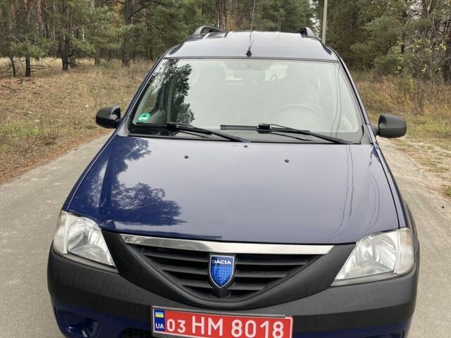 Синий Дачия Логан, объемом двигателя 1.6 л и пробегом 185 тыс. км за 4850 $, фото 1 на Automoto.ua