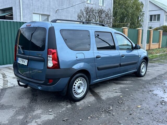 Синий Дачия Логан, объемом двигателя 1.6 л и пробегом 144 тыс. км за 6100 $, фото 4 на Automoto.ua