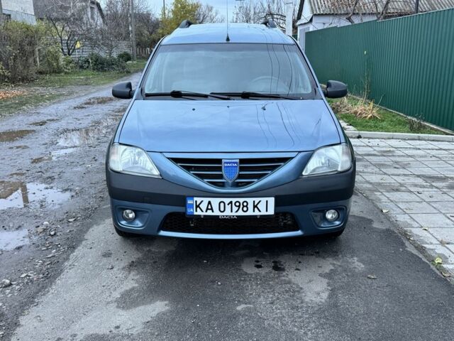 Синий Дачия Логан, объемом двигателя 1.6 л и пробегом 144 тыс. км за 6100 $, фото 1 на Automoto.ua