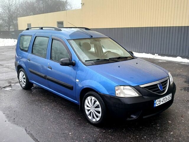 Синій Дачія Logan, об'ємом двигуна 1.6 л та пробігом 230 тис. км за 3999 $, фото 3 на Automoto.ua