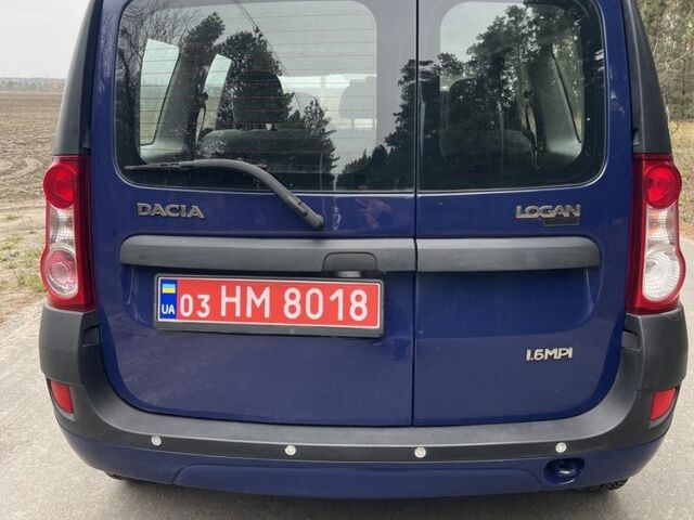 Синий Дачия Логан, объемом двигателя 1.6 л и пробегом 185 тыс. км за 4850 $, фото 8 на Automoto.ua