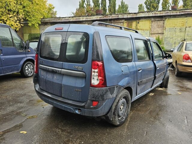 Синий Дачия Логан, объемом двигателя 1.6 л и пробегом 200 тыс. км за 1450 $, фото 7 на Automoto.ua