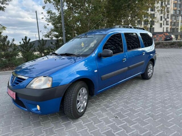 Синий Дачия Логан, объемом двигателя 1 л и пробегом 218 тыс. км за 5999 $, фото 3 на Automoto.ua