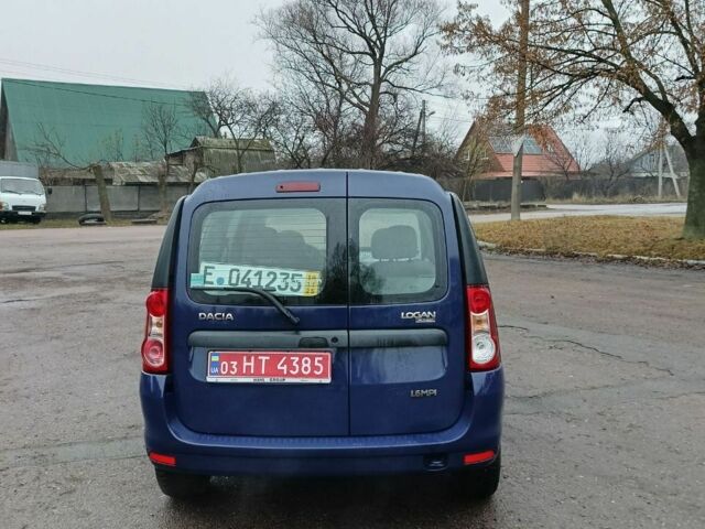 Синий Дачия Логан, объемом двигателя 1.6 л и пробегом 188 тыс. км за 5499 $, фото 4 на Automoto.ua