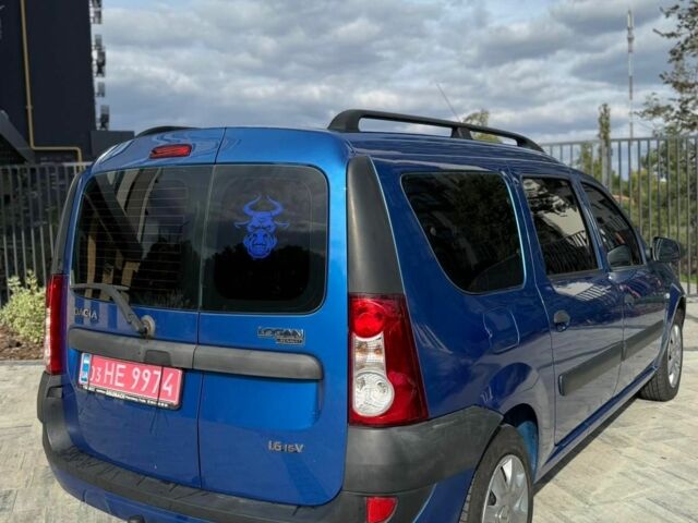 Синий Дачия Логан, объемом двигателя 1 л и пробегом 218 тыс. км за 5999 $, фото 13 на Automoto.ua