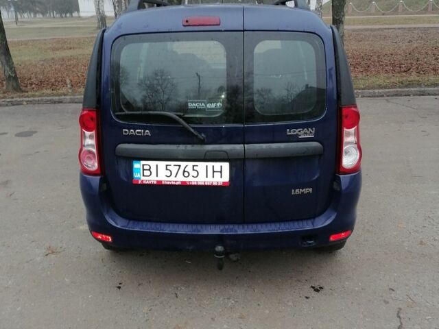 Синий Дачия Логан, объемом двигателя 1.6 л и пробегом 134 тыс. км за 6500 $, фото 3 на Automoto.ua